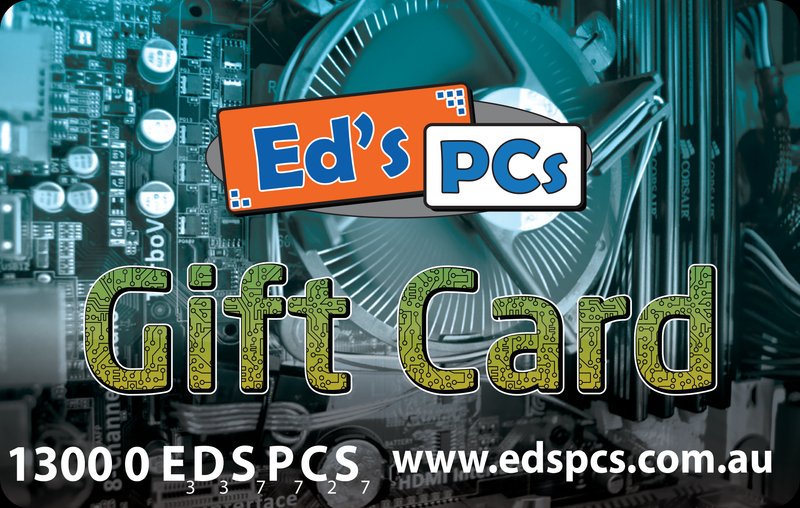 Ed's PCs gift card, Circuit Board design